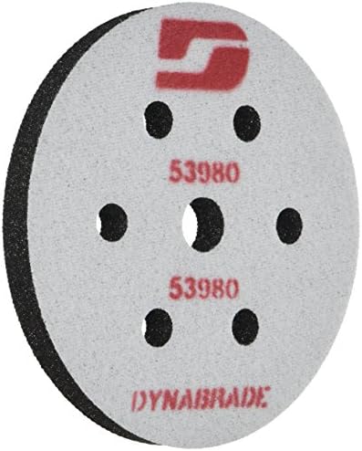Dynabrade 6 משטח ממשק קוטר, פנים וו דו צדדי | 1/2 אינץ 'קצף עבה, תואם לדינברדה סנדרס אקראי מסלולית אקראית